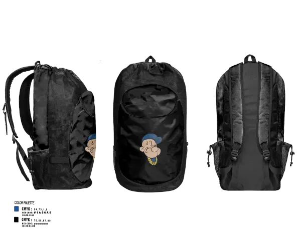 Gear Bag, Coach DuB, Men's Basketball, Teamtime, Team time, sublimation, custom sports apparel, team uniforms, spirit wear, spiritwear, sports uniforms, custom shirts, team store, custom team store, fundraiser sports, apparel fundraiser
