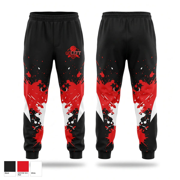 Sweatpants, Go Left Sports, Men's Basketball, Teamtime, Team time, sublimation, custom sports apparel, team uniforms, spirit wear, spiritwear, sports uniforms, custom shirts, team store, custom team store, fundraiser sports, apparel fundraiser