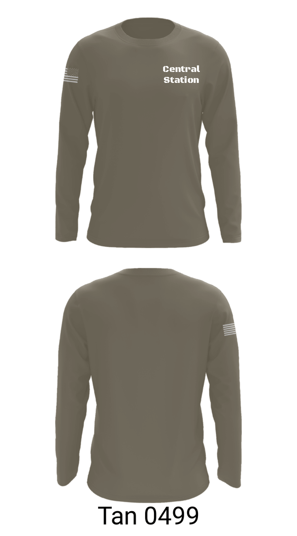 Long Sleeve Performance Shirt, Central Station, Police, Teamtime, Team time, sublimation, custom sports apparel, team uniforms, spirit wear, spiritwear, sports uniforms, custom shirts, team store, custom team store, fundraiser sports, apparel fundraiser