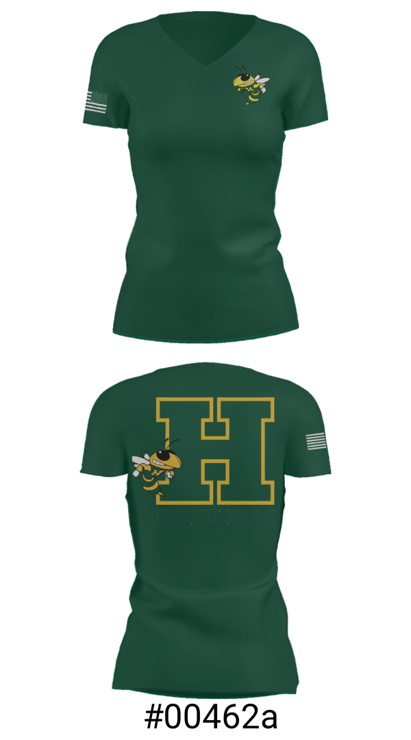 Women's Short Sleeve Vneck Shirt, Hastings High School Basketball, Men's Basketball, Teamtime, Team time, sublimation, custom sports apparel, team uniforms, spirit wear, spiritwear, sports uniforms, custom shirts, team store, custom team store, fundraiser sports, apparel fundraiser