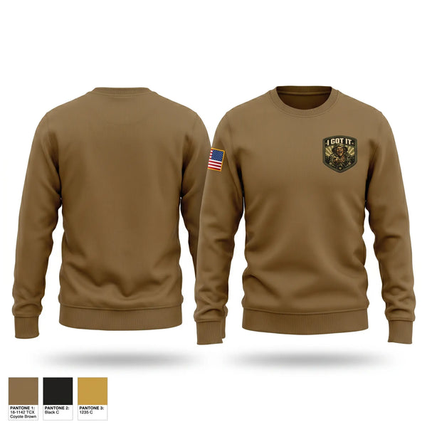 Crew Neck Sweatshirt, McGregor Range, Army, Teamtime, Team time, sublimation, custom sports apparel, team uniforms, spirit wear, spiritwear, sports uniforms, custom shirts, team store, custom team store, fundraiser sports, apparel fundraiser