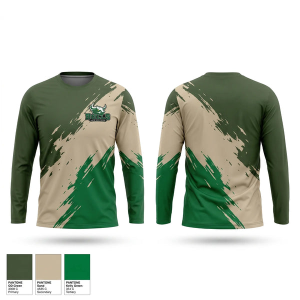 Long Sleeve Performance Shirt, New Milford Bulls, , Teamtime, Team time, sublimation, custom sports apparel, team uniforms, spirit wear, spiritwear, sports uniforms, custom shirts, team store, custom team store, fundraiser sports, apparel fundraiser