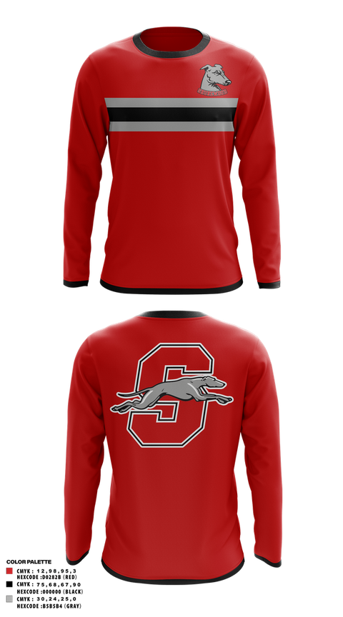 Long Sleeve Performance Shirt, Shorewood Greyhounds Golf, Golf, Teamtime, Team time, sublimation, custom sports apparel, team uniforms, spirit wear, spiritwear, sports uniforms, custom shirts, team store, custom team store, fundraiser sports, apparel fundraiser