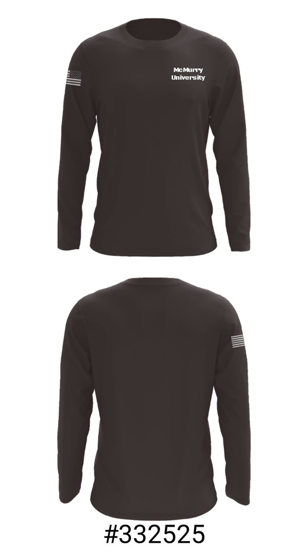 Long Sleeve Performance Shirt, McMurry University, E-Sports, Teamtime, Team time, sublimation, custom sports apparel, team uniforms, spirit wear, spiritwear, sports uniforms, custom shirts, team store, custom team store, fundraiser sports, apparel fundraiser