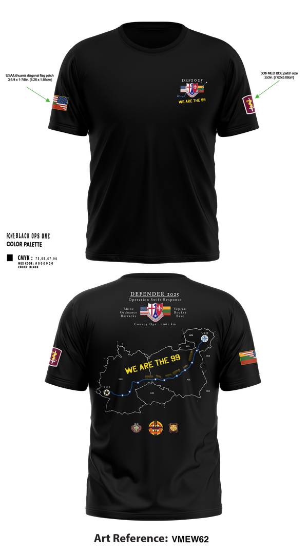 Old School Cotton Feel Shirt, 30th MED BDE DEF25, , Teamtime, Team time, sublimation, custom sports apparel, team uniforms, spirit wear, spiritwear, sports uniforms, custom shirts, team store, custom team store, fundraiser sports, apparel fundraiser