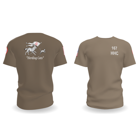 Short Sleeve Performance Shirt, 167th HHC, Army, Teamtime, Team time, sublimation, custom sports apparel, team uniforms, spirit wear, spiritwear, sports uniforms, custom shirts, team store, custom team store, fundraiser sports, apparel fundraiser