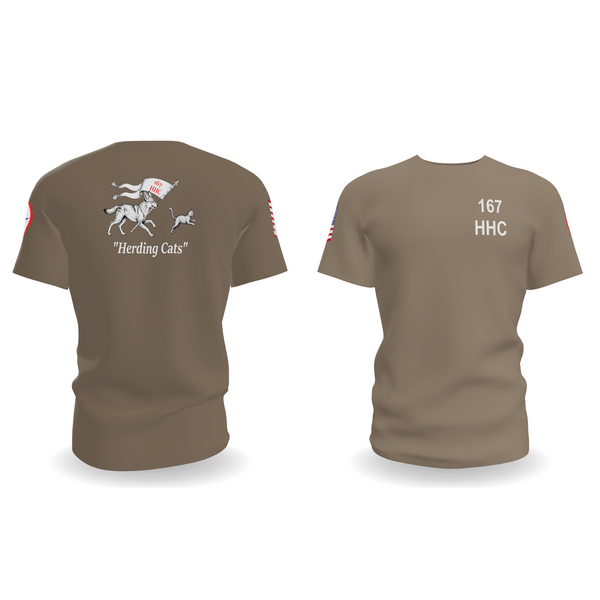 Short Sleeve Performance Shirt, 167th HHC, Army, Teamtime, Team time, sublimation, custom sports apparel, team uniforms, spirit wear, spiritwear, sports uniforms, custom shirts, team store, custom team store, fundraiser sports, apparel fundraiser
