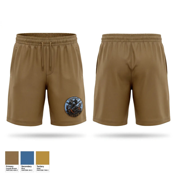 Athletic Shorts With Pockets, Lurkers, Army, Teamtime, Team time, sublimation, custom sports apparel, team uniforms, spirit wear, spiritwear, sports uniforms, custom shirts, team store, custom team store, fundraiser sports, apparel fundraiser