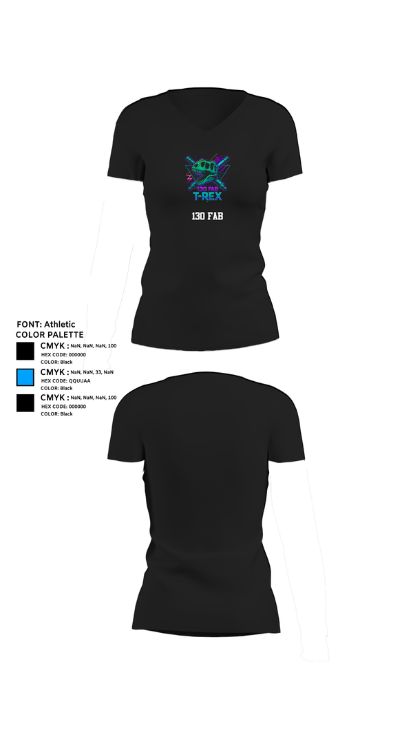 Womens Short Sleeve Vneck Shirt, 130 FAB, Army, Teamtime, Team time, sublimation, custom sports apparel, team uniforms, spirit wear, spiritwear, sports uniforms, custom shirts, team store, custom team store, fundraiser sports, apparel fundraiser