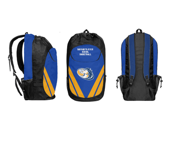 Gear Bag, Sahuarita High School Basketball, Men's Basketball, Teamtime, Team time, sublimation, custom sports apparel, team uniforms, spirit wear, spiritwear, sports uniforms, custom shirts, team store, custom team store, fundraiser sports, apparel fundraiser
