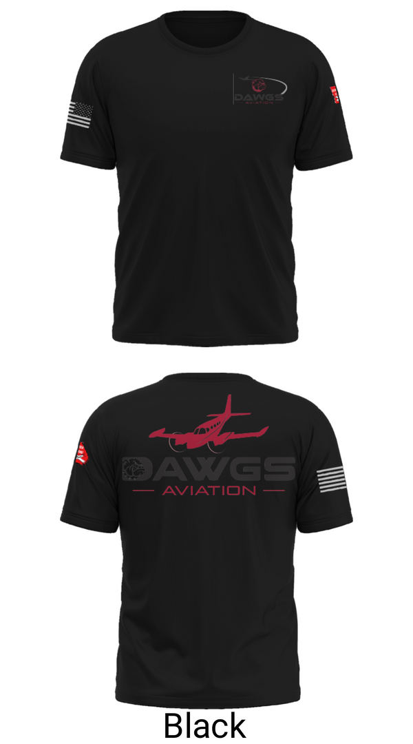 Short Sleeve Performance Shirt, Dawgs Aviation, , Teamtime, Team time, sublimation, custom sports apparel, team uniforms, spirit wear, spiritwear, sports uniforms, custom shirts, team store, custom team store, fundraiser sports, apparel fundraiser