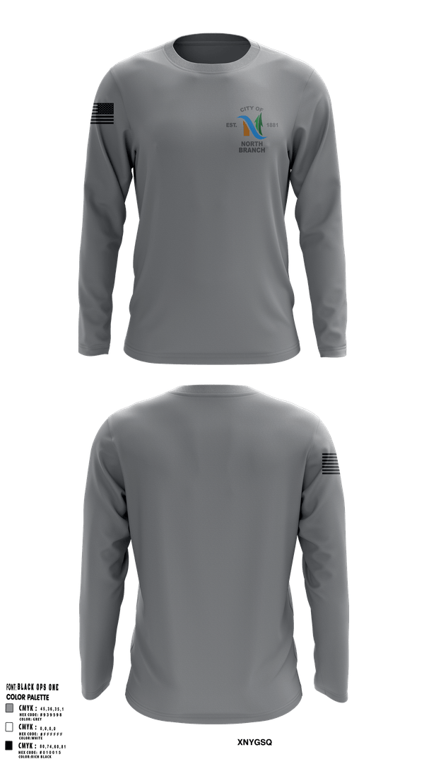 Long Sleeve Performance Shirt, North Branch Police Dept., , Teamtime, Team time, sublimation, custom sports apparel, team uniforms, spirit wear, spiritwear, sports uniforms, custom shirts, team store, custom team store, fundraiser sports, apparel fundraiser