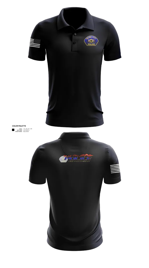 Short Sleeve Performance Polo, Webb City Police Department, Police, Teamtime, Team time, sublimation, custom sports apparel, team uniforms, spirit wear, spiritwear, sports uniforms, custom shirts, team store, custom team store, fundraiser sports, apparel fundraiser