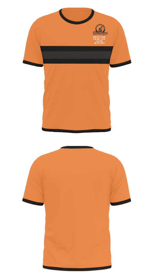 Short Sleeve Performance Shirt, Cooperstown Senior High School Wrestling, Wrestling, Teamtime, Team time, sublimation, custom sports apparel, team uniforms, spirit wear, spiritwear, sports uniforms, custom shirts, team store, custom team store, fundraiser sports, apparel fundraiser