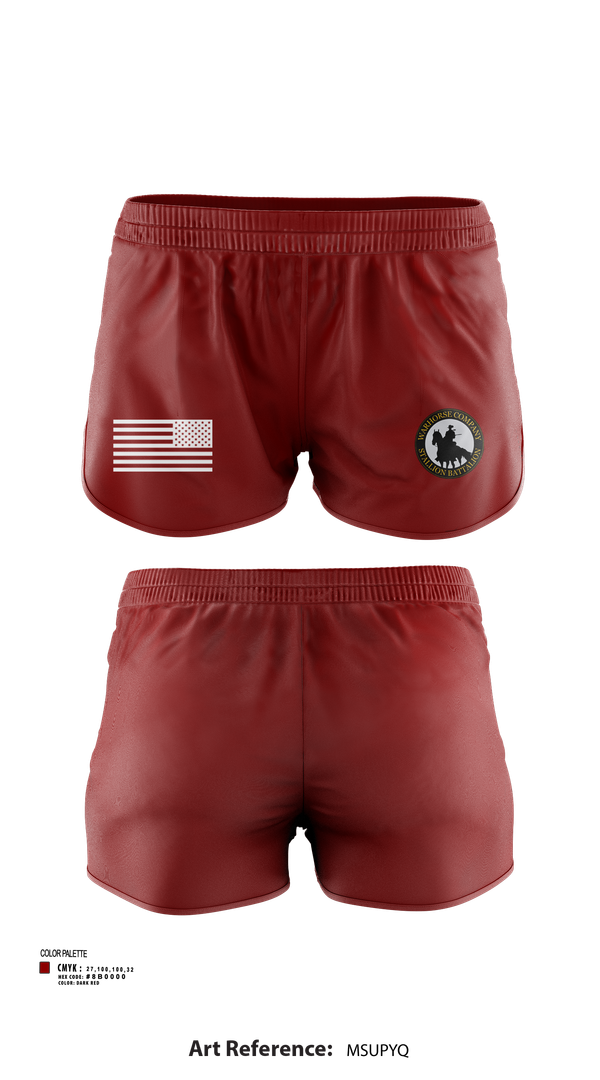 Ranger Panties, 2-8 Cav, HHC, Medic Platoon, , Teamtime, Team time, sublimation, custom sports apparel, team uniforms, spirit wear, spiritwear, sports uniforms, custom shirts, team store, custom team store, fundraiser sports, apparel fundraiser