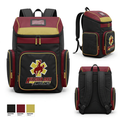Gear Bag, Killdeer Area Ambulance, EMS/EMT, Teamtime, Team time, sublimation, custom sports apparel, team uniforms, spirit wear, spiritwear, sports uniforms, custom shirts, team store, custom team store, fundraiser sports, apparel fundraiser