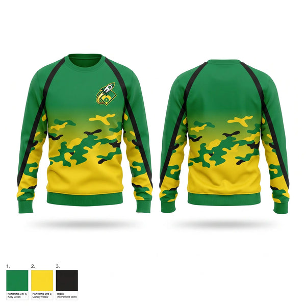 Crew Neck Sweatshirt, Jr.Rockets Baseball Club, Baseball, Teamtime, Team time, sublimation, custom sports apparel, team uniforms, spirit wear, spiritwear, sports uniforms, custom shirts, team store, custom team store, fundraiser sports, apparel fundraiser