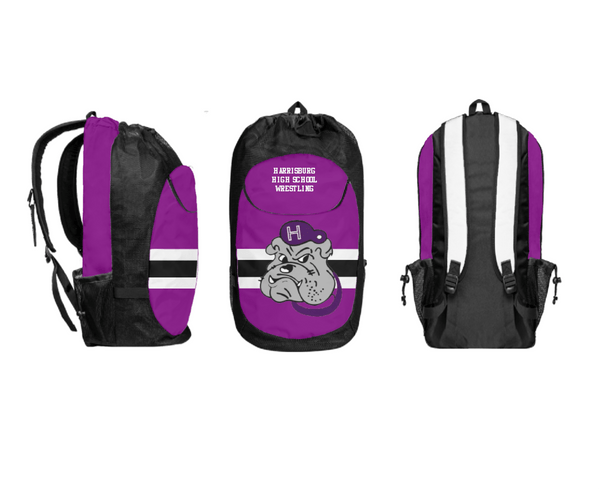 Gear Bag, Harrisburg High School Wrestling, Wrestling, Teamtime, Team time, sublimation, custom sports apparel, team uniforms, spirit wear, spiritwear, sports uniforms, custom shirts, team store, custom team store, fundraiser sports, apparel fundraiser