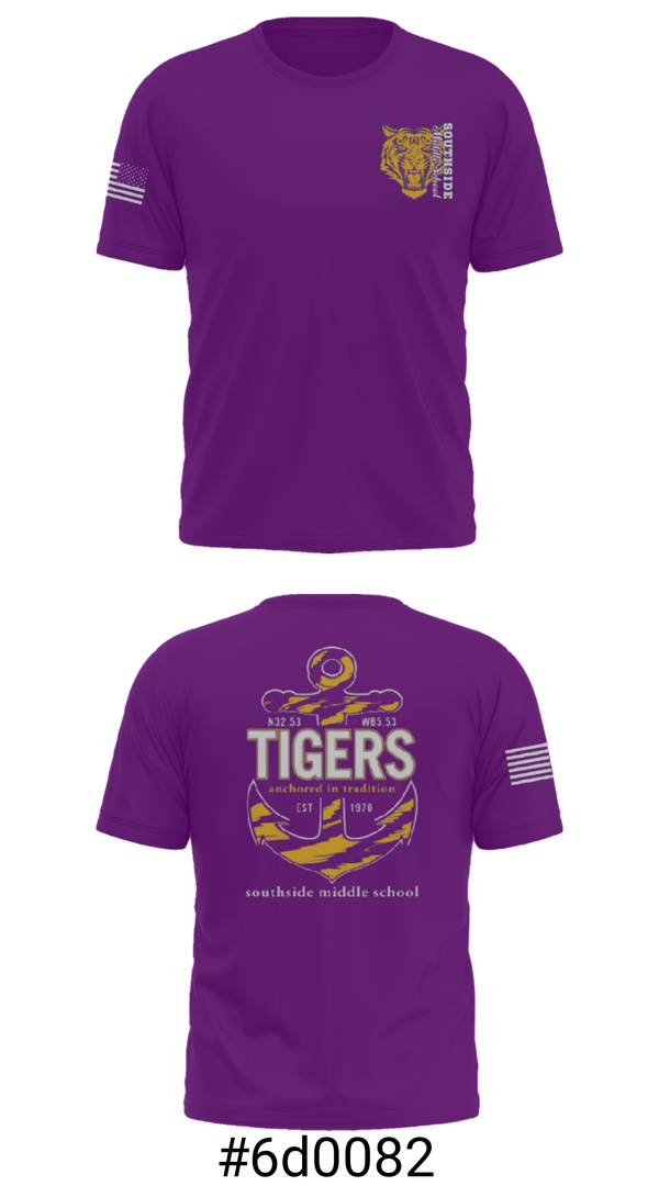 Short Sleeve Performance Shirt, Southside Middle School, Spirit Store, Teamtime, Team time, sublimation, custom sports apparel, team uniforms, spirit wear, spiritwear, sports uniforms, custom shirts, team store, custom team store, fundraiser sports, apparel fundraiser