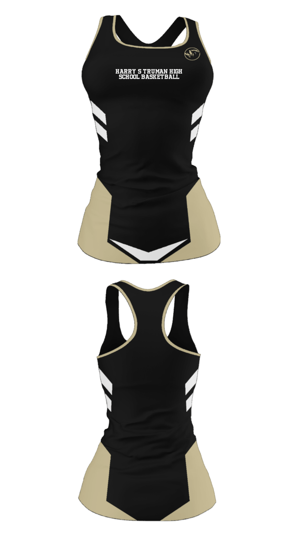 Tank Top, Harry S Truman High School Basketball, Women's Basketball, Teamtime, Team time, sublimation, custom sports apparel, team uniforms, spirit wear, spiritwear, sports uniforms, custom shirts, team store, custom team store, fundraiser sports, apparel fundraiser