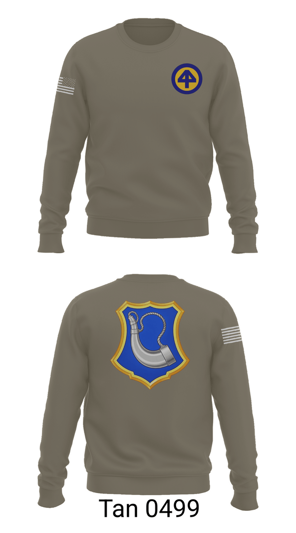 Crew Neck Sweatshirt, HHC 1/181, National Guard, Teamtime, Team time, sublimation, custom sports apparel, team uniforms, spirit wear, spiritwear, sports uniforms, custom shirts, team store, custom team store, fundraiser sports, apparel fundraiser