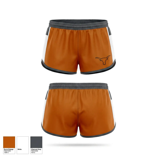 Womens Shorts, Los Gatos Longhorns, , Teamtime, Team time, sublimation, custom sports apparel, team uniforms, spirit wear, spiritwear, sports uniforms, custom shirts, team store, custom team store, fundraiser sports, apparel fundraiser