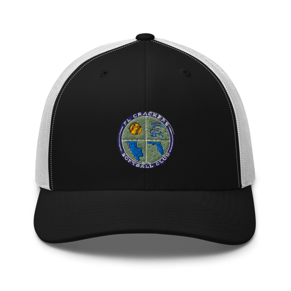 Florida Crackers Softball Club Retro Trucker Hat | Yupoong 6606