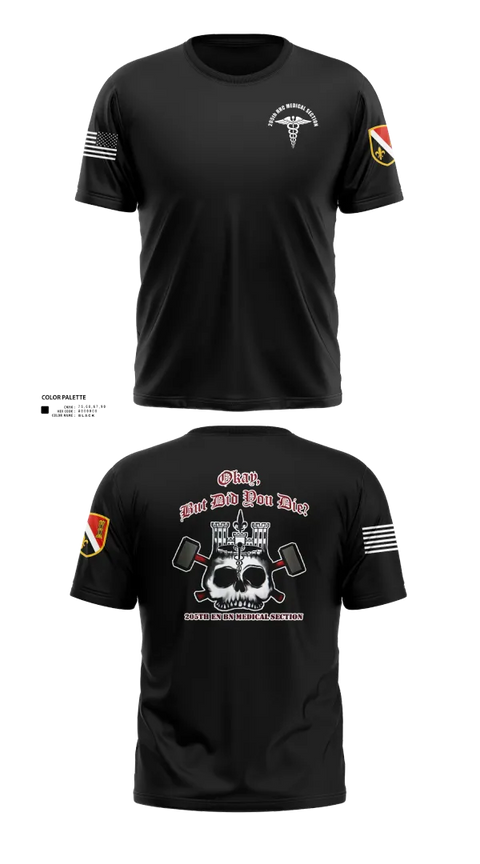 Short Sleeve Performance Shirt, 205th HHC MEDICAL SECTION, , Teamtime, Team time, sublimation, custom sports apparel, team uniforms, spirit wear, spiritwear, sports uniforms, custom shirts, team store, custom team store, fundraiser sports, apparel fundraiser