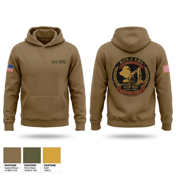 Hoodie, 143rd RSG, National Guard, Teamtime, Team time, sublimation, custom sports apparel, team uniforms, spirit wear, spiritwear, sports uniforms, custom shirts, team store, custom team store, fundraiser sports, apparel fundraiser