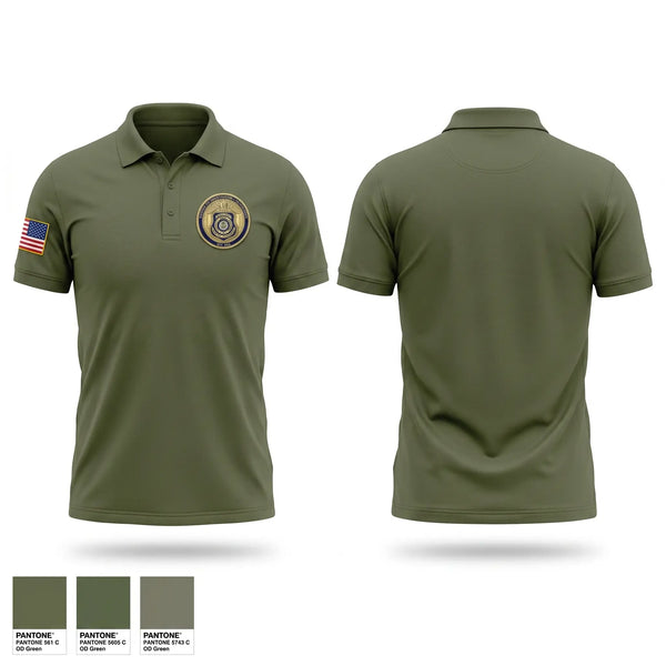 Short Sleeve Performance Polo, DFA-OAL Division of Investigations & Enforcement, Police, Teamtime, Team time, sublimation, custom sports apparel, team uniforms, spirit wear, spiritwear, sports uniforms, custom shirts, team store, custom team store, fundraiser sports, apparel fundraiser
