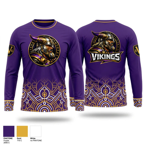 Long Sleeve Performance Shirt, Tarboro High Vikings, , Teamtime, Team time, sublimation, custom sports apparel, team uniforms, spirit wear, spiritwear, sports uniforms, custom shirts, team store, custom team store, fundraiser sports, apparel fundraiser