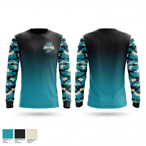 Long Sleeve Performance Shirt, Indiana Dream, Women's Basketball, Teamtime, Team time, sublimation, custom sports apparel, team uniforms, spirit wear, spiritwear, sports uniforms, custom shirts, team store, custom team store, fundraiser sports, apparel fundraiser