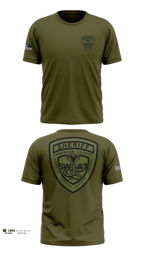 Old School Cotton Shirt, Anderson County Swat, Police, Teamtime, Team time, sublimation, custom sports apparel, team uniforms, spirit wear, spiritwear, sports uniforms, custom shirts, team store, custom team store, fundraiser sports, apparel fundraiser