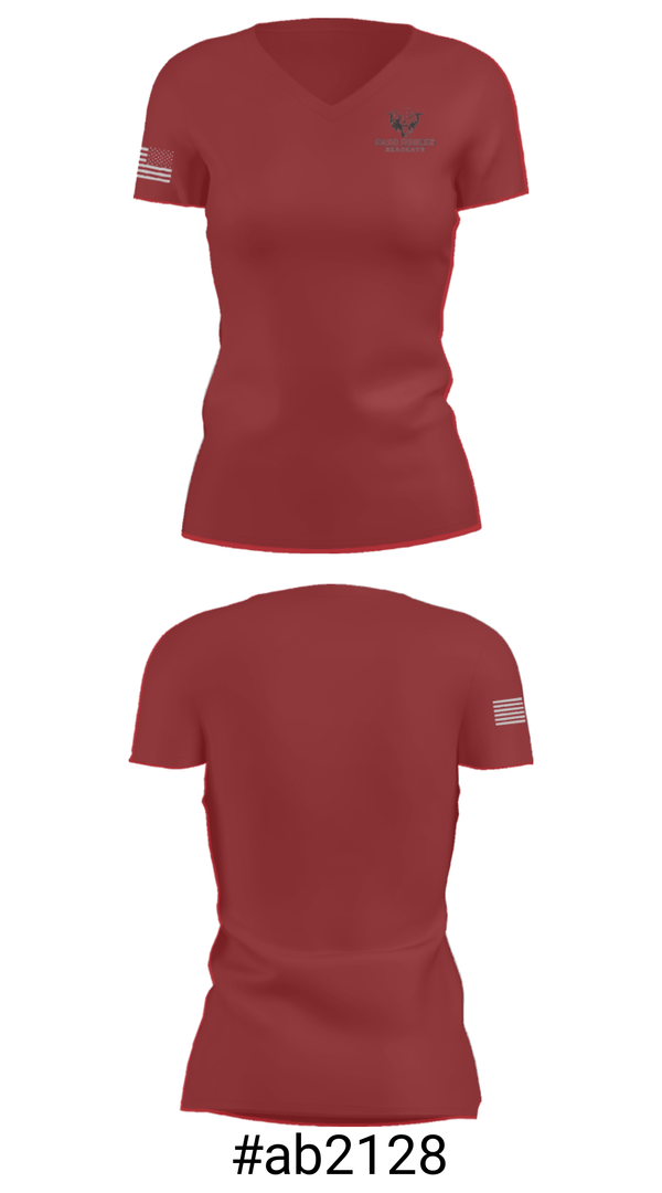Women's Short Sleeve Vneck Shirt, Paso Robles High School Basketball, Men's Basketball, Teamtime, Team time, sublimation, custom sports apparel, team uniforms, spirit wear, spiritwear, sports uniforms, custom shirts, team store, custom team store, fundraiser sports, apparel fundraiser