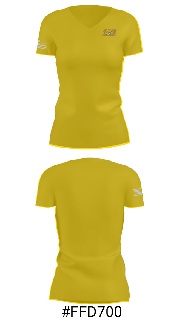 Women's Short Sleeve Vneck Shirt, Surline Middle School, Spirit Store, Teamtime, Team time, sublimation, custom sports apparel, team uniforms, spirit wear, spiritwear, sports uniforms, custom shirts, team store, custom team store, fundraiser sports, apparel fundraiser