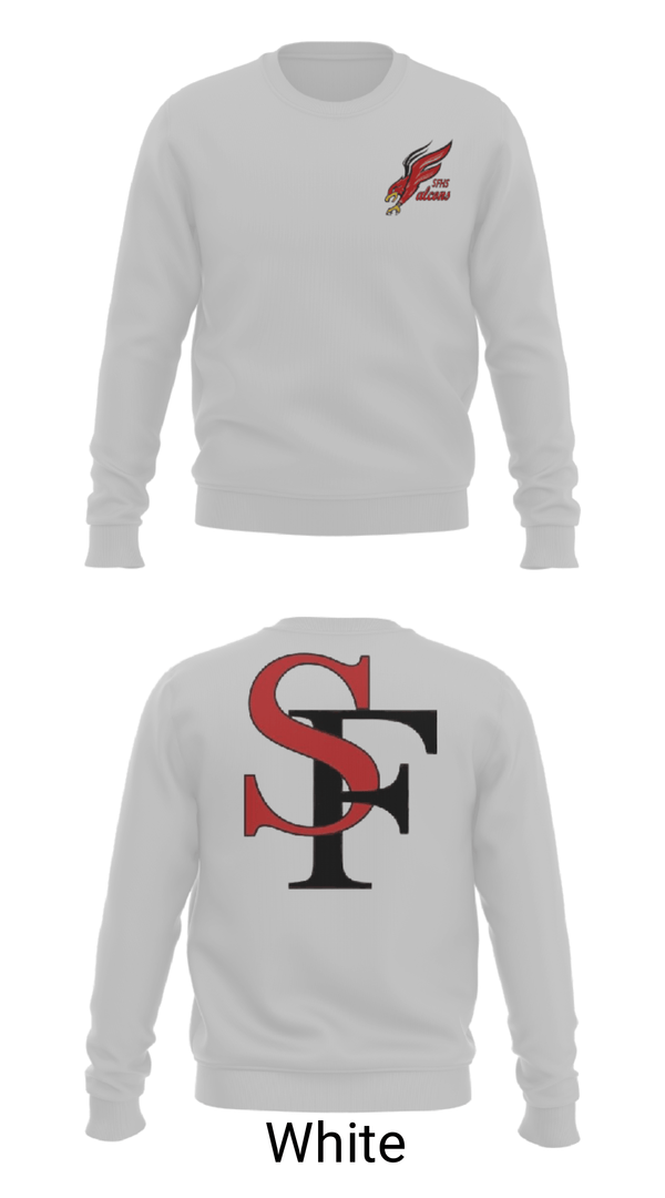 Crew Neck Sweatshirt, Seventy-First Senior High School Basketball, Women's Basketball, Teamtime, Team time, sublimation, custom sports apparel, team uniforms, spirit wear, spiritwear, sports uniforms, custom shirts, team store, custom team store, fundraiser sports, apparel fundraiser