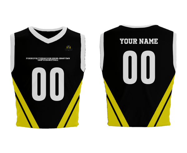 Mens Basketball Jersey, Purdue Polytechnic High School-Downtown Campus Basketball, Women's Basketball, Teamtime, Team time, sublimation, custom sports apparel, team uniforms, spirit wear, spiritwear, sports uniforms, custom shirts, team store, custom team store, fundraiser sports, apparel fundraiser