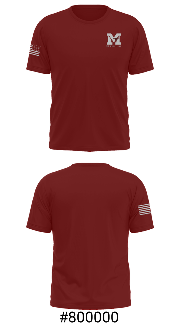 Short Sleeve Performance Shirt, Mount Vernon High School Wrestling, Wrestling, Teamtime, Team time, sublimation, custom sports apparel, team uniforms, spirit wear, spiritwear, sports uniforms, custom shirts, team store, custom team store, fundraiser sports, apparel fundraiser
