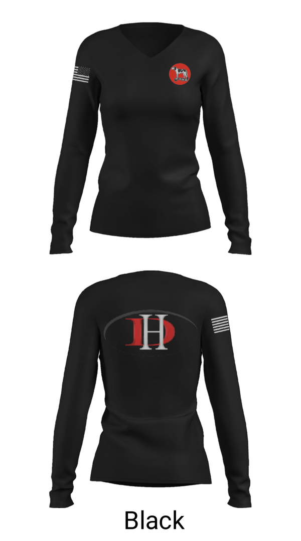 Women's Long Sleeve Vneck Shirt, Aurora Junior High School Basketball, Men's Basketball, Teamtime, Team time, sublimation, custom sports apparel, team uniforms, spirit wear, spiritwear, sports uniforms, custom shirts, team store, custom team store, fundraiser sports, apparel fundraiser