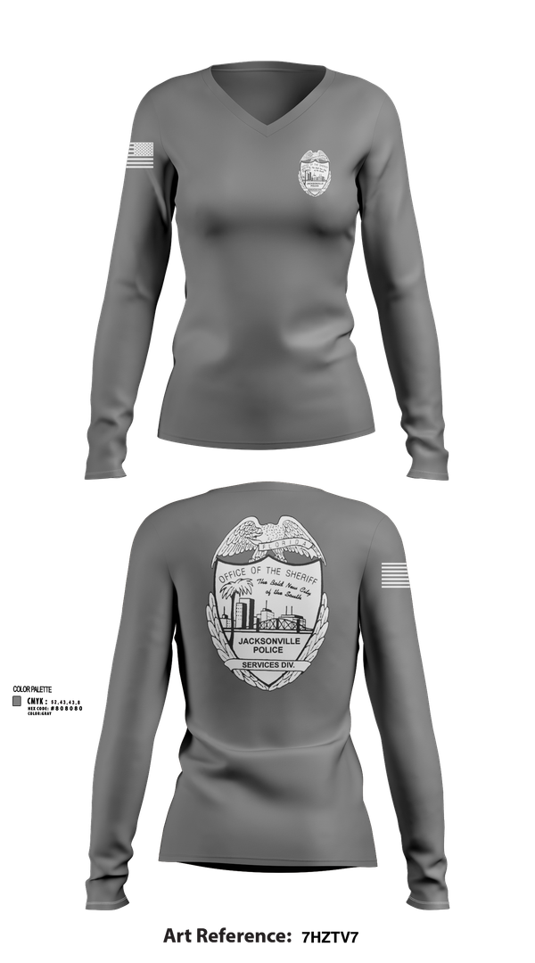 Womens Long Sleeve Vneck Shirt, SERVICES DIV., , Teamtime, Team time, sublimation, custom sports apparel, team uniforms, spirit wear, spiritwear, sports uniforms, custom shirts, team store, custom team store, fundraiser sports, apparel fundraiser