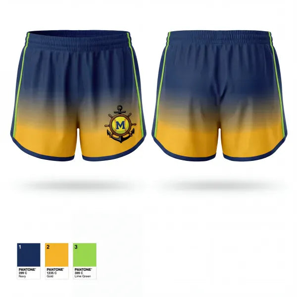 Womens Shorts, Mariners, Softball, Teamtime, Team time, sublimation, custom sports apparel, team uniforms, spirit wear, spiritwear, sports uniforms, custom shirts, team store, custom team store, fundraiser sports, apparel fundraiser