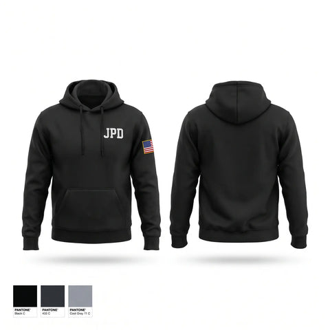 Hoodie, JPD, Police, Teamtime, Team time, sublimation, custom sports apparel, team uniforms, spirit wear, spiritwear, sports uniforms, custom shirts, team store, custom team store, fundraiser sports, apparel fundraiser