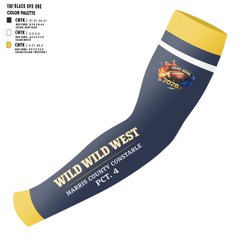 Arm Sleeve, WILD WILD WESR, , Teamtime, Team time, sublimation, custom sports apparel, team uniforms, spirit wear, spiritwear, sports uniforms, custom shirts, team store, custom team store, fundraiser sports, apparel fundraiser