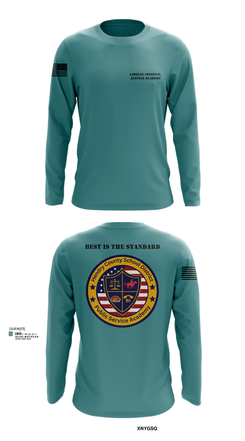 Long Sleeve Performance Shirt, LaBelle Criminal Justice Academy, Police, Teamtime, Team time, sublimation, custom sports apparel, team uniforms, spirit wear, spiritwear, sports uniforms, custom shirts, team store, custom team store, fundraiser sports, apparel fundraiser
