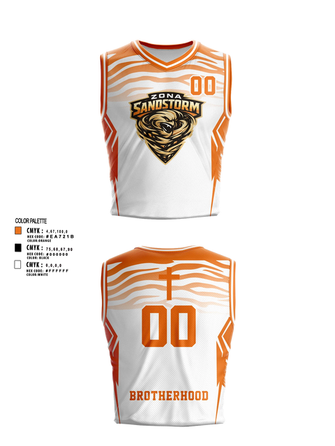 Mens Basketball Jersey, Zona Sandstorm, Men's Basketball, Teamtime, Team time, sublimation, custom sports apparel, team uniforms, spirit wear, spiritwear, sports uniforms, custom shirts, team store, custom team store, fundraiser sports, apparel fundraiser