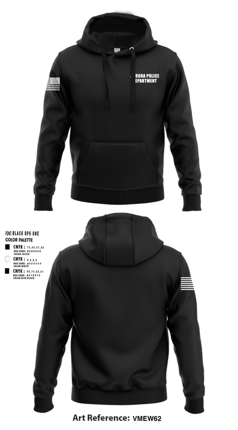 Hoodie, Aurora Police Department, Police, Teamtime, Team time, sublimation, custom sports apparel, team uniforms, spirit wear, spiritwear, sports uniforms, custom shirts, team store, custom team store, fundraiser sports, apparel fundraiser