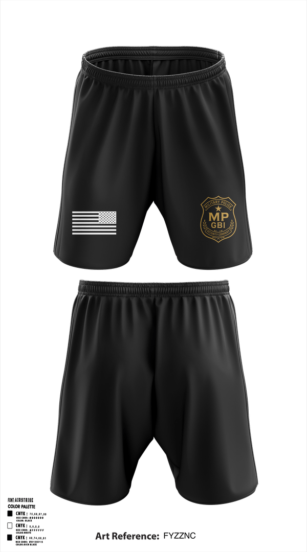 Athletic Shorts With Pockets, 49th MP GBI Security Co., Army, Teamtime, Team time, sublimation, custom sports apparel, team uniforms, spirit wear, spiritwear, sports uniforms, custom shirts, team store, custom team store, fundraiser sports, apparel fundraiser