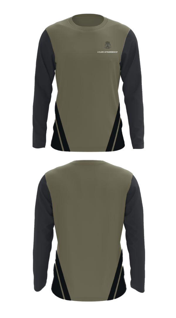 Long Sleeve Performance Shirt, A class act barbershop, , Teamtime, Team time, sublimation, custom sports apparel, team uniforms, spirit wear, spiritwear, sports uniforms, custom shirts, team store, custom team store, fundraiser sports, apparel fundraiser