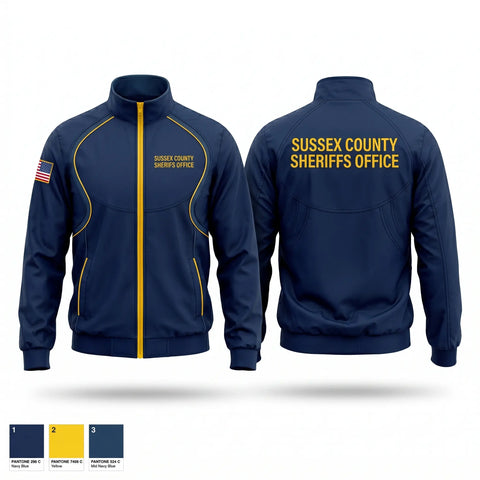 Windbreaker, Sussex County Sheriff’s Office, Police, Teamtime, Team time, sublimation, custom sports apparel, team uniforms, spirit wear, spiritwear, sports uniforms, custom shirts, team store, custom team store, fundraiser sports, apparel fundraiser