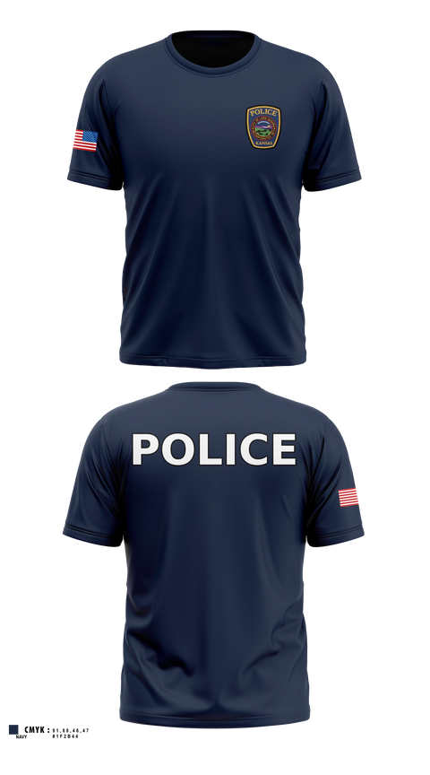 Old School Cotton Feel Shirt, Lake Quivira Police Department, Police, Teamtime, Team time, sublimation, custom sports apparel, team uniforms, spirit wear, spiritwear, sports uniforms, custom shirts, team store, custom team store, fundraiser sports, apparel fundraiser